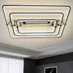 Smart Voice Command Ceiling Light Chandelier with Remote Control LED